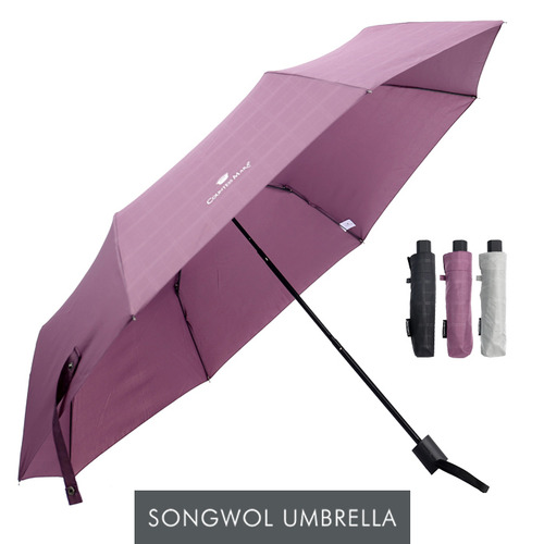CM 3단 엠보체크 우산